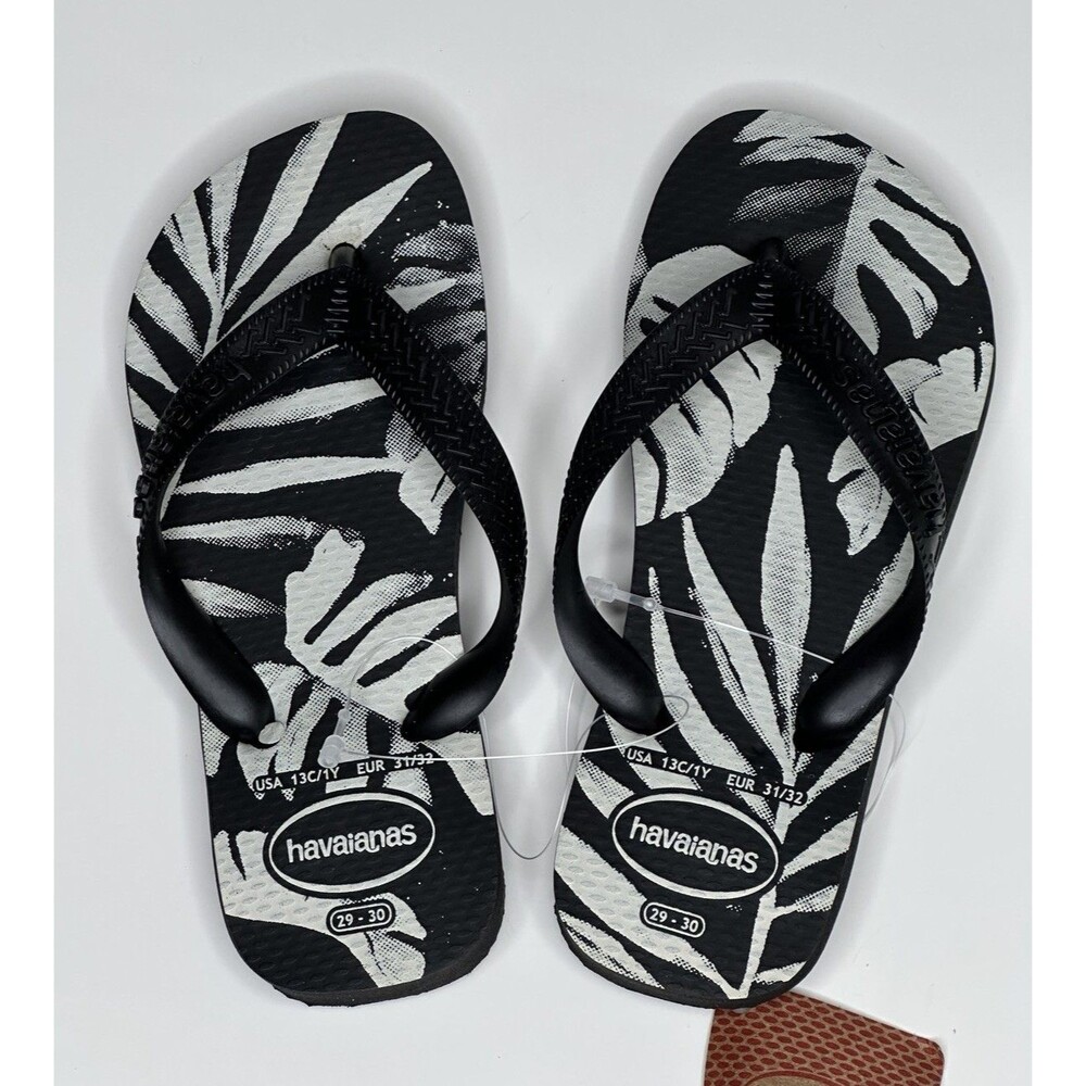 Havaianas Top Sandals Aloha Tropical Summer Beach Flip Flops Kids 10c-2Y NWT